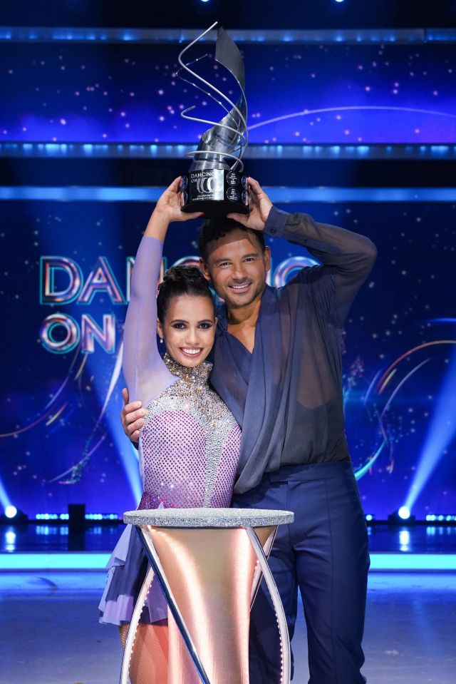 Ryan Thomas won this year's Dancing on Ice