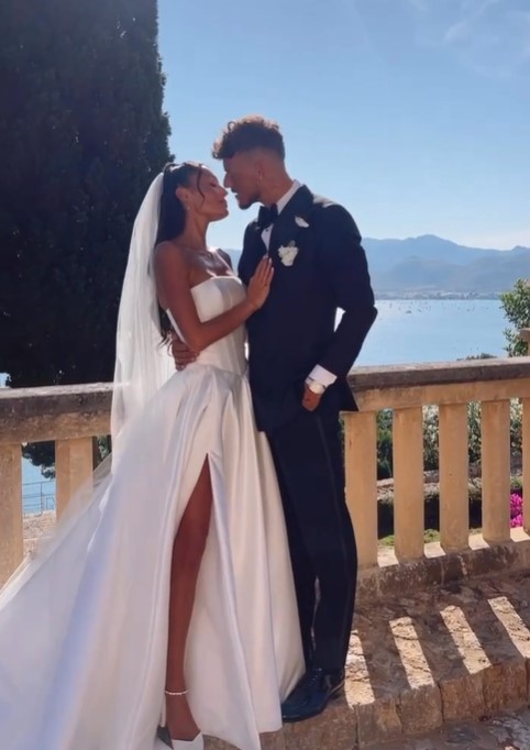 The pair said their ‘I do’s’ for a second time in Mallorca