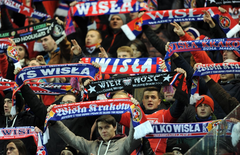 Football fans in Poland