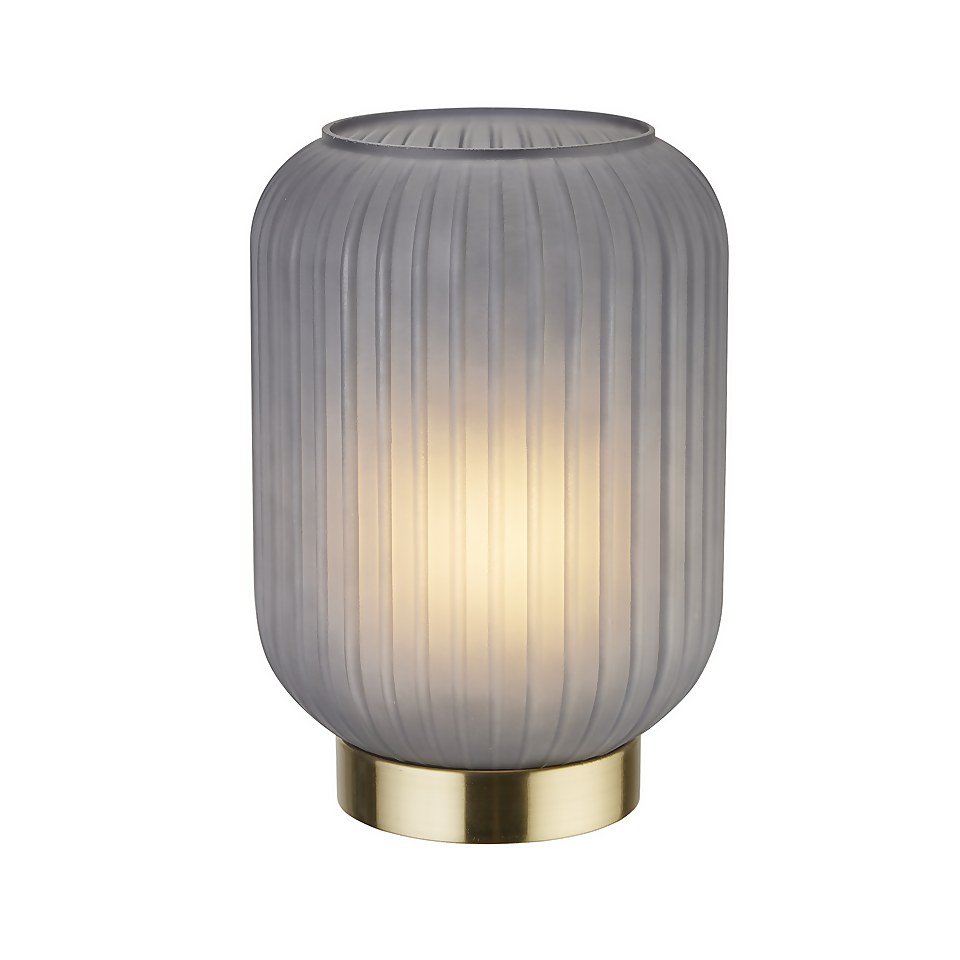 Save £4 on this Homebase pearl frosted lamp