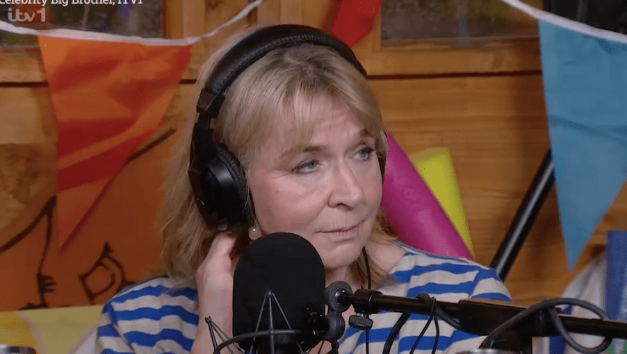 Fern Britton was left squirming during a raunchy podcast chat