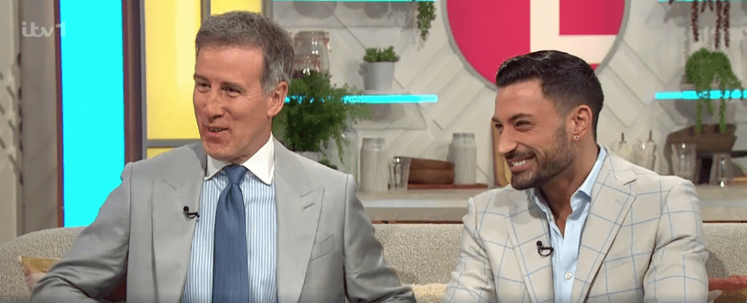 Anton du Beke and Giovanni Pernice appeared on today's Lorraine