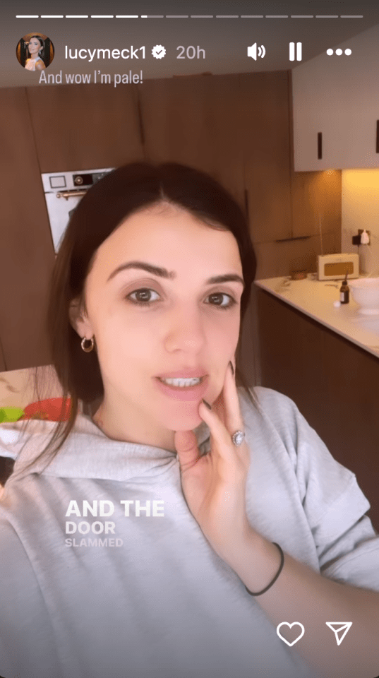 Lucy Mecklenburgh shared her stressful day on Instagram