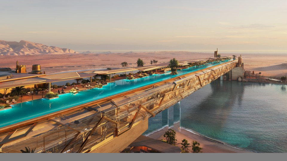 Saudi Arabia has announced incredible plans for a futeristic NEOM city with a huge pool