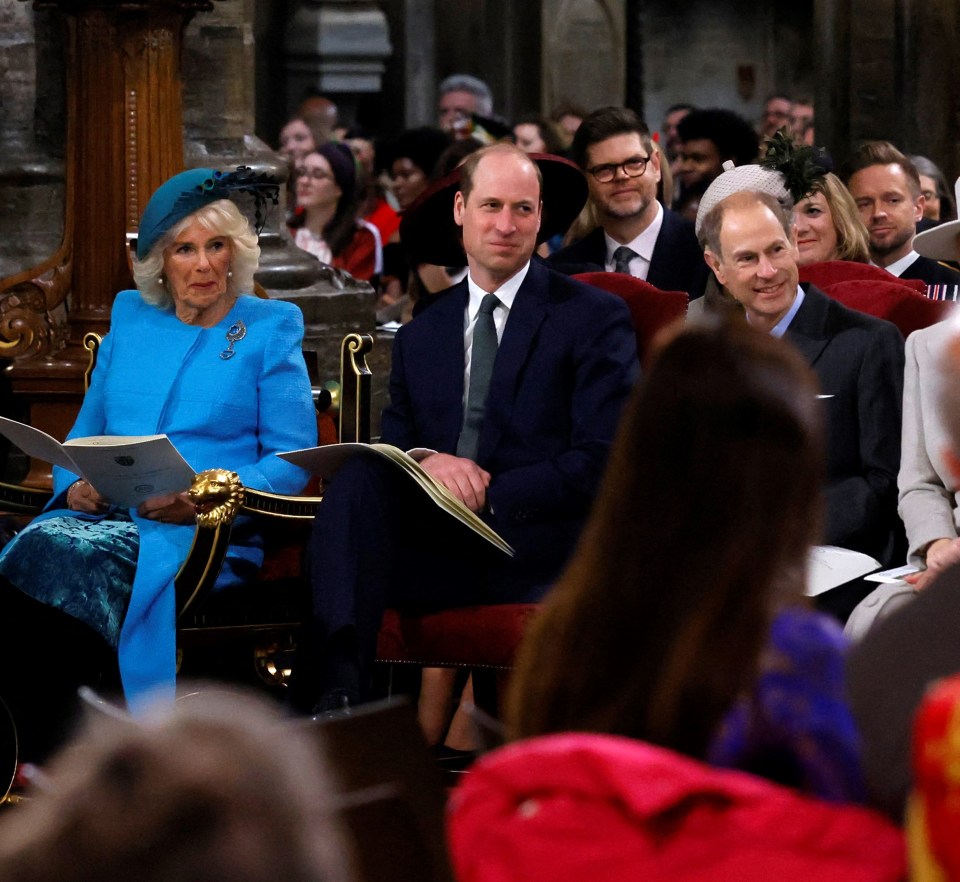 March 2024 and a depleted royal roster of Camilla, William and Edward are joined by other less senior royals