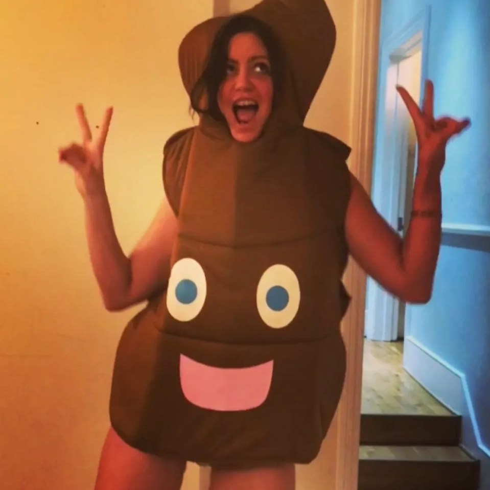 The Sun columnist would dress up in the poo emoji to get people talking about bowel cancer symptoms