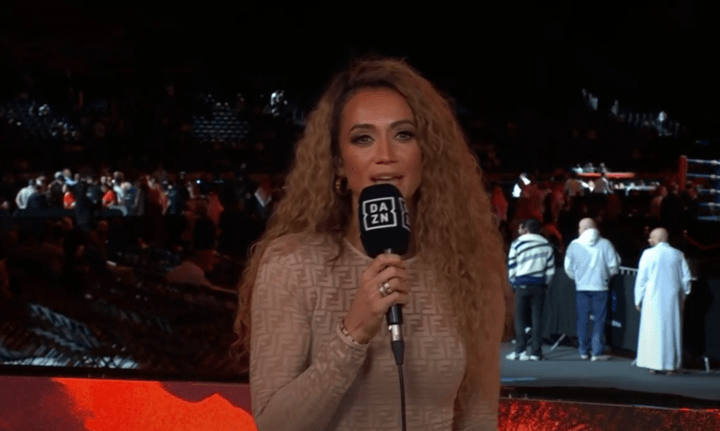 Fans rushed to DAZN when they realised Kate Abdo was presenting the boxing