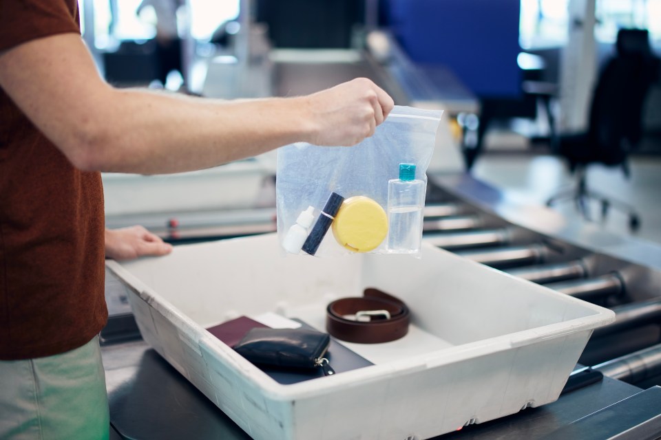 There are certain things travellers can do to reduce the time it takes to go through security at an airport (stock image)