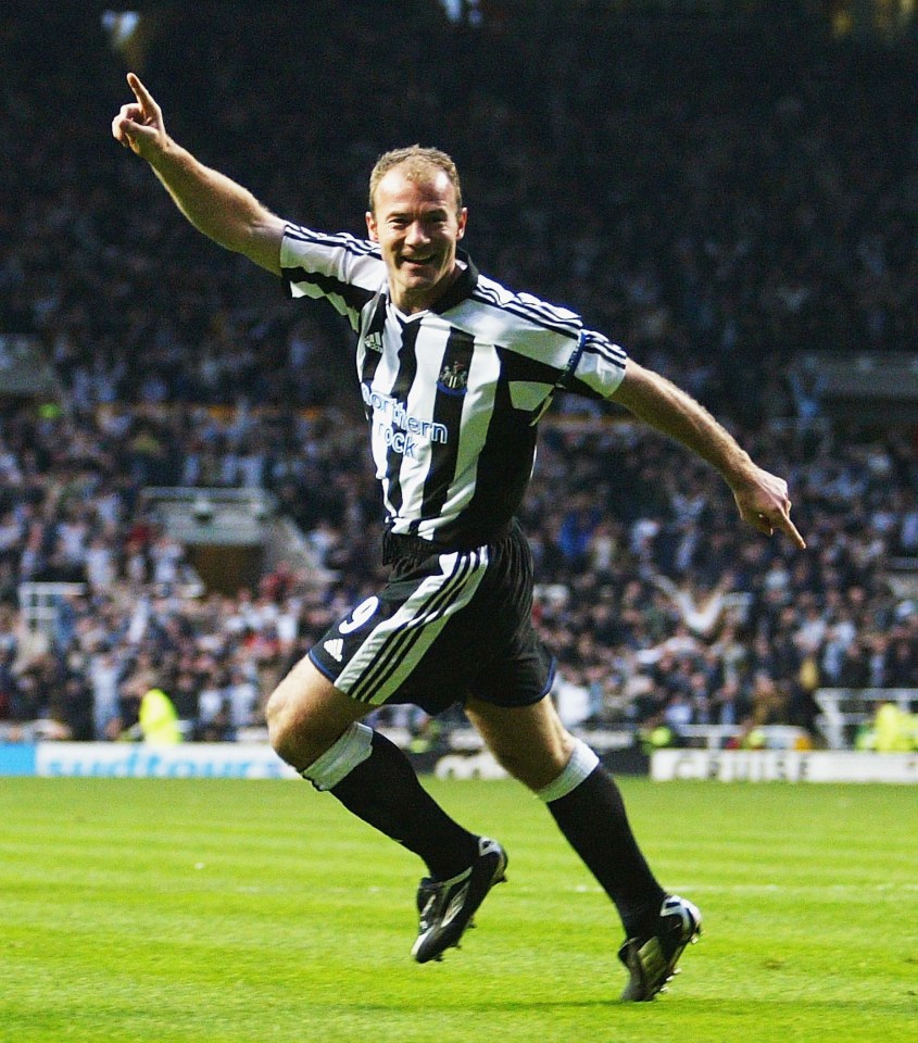 Shearer, 53, plundered 260 Premier League goals