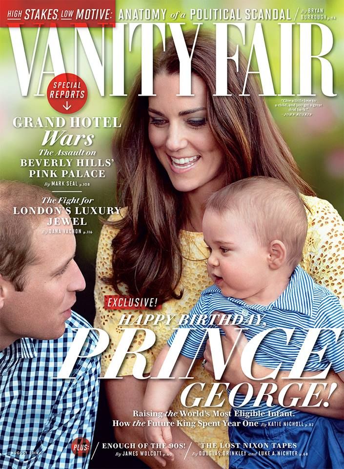 Vanity Fair was accused of thickening up Prince William's hair