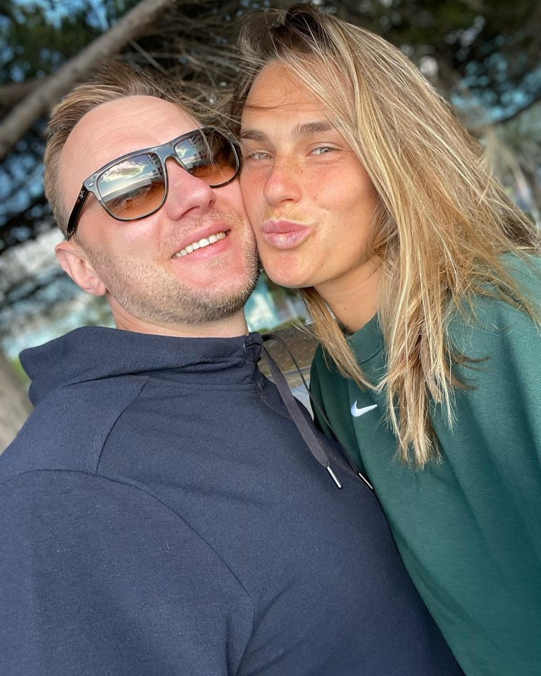 Konstantin Koltsov had been dating Aryna Sabalenka