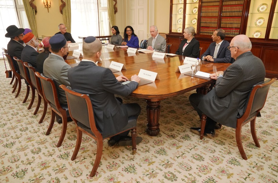 The Monarch met with a number of religious leaders from around the UK