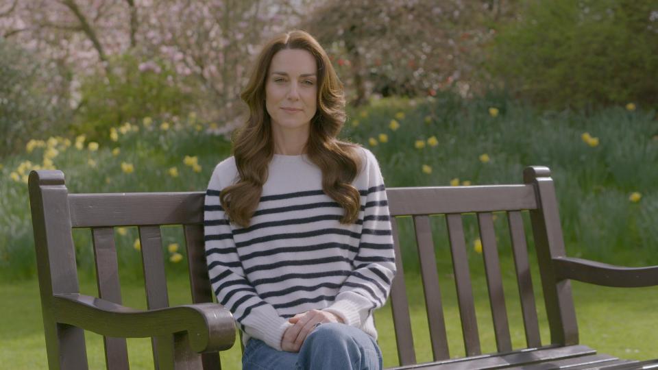 Idiotic trolls even ridiculously claimed Kate's emotional video message was AI generated