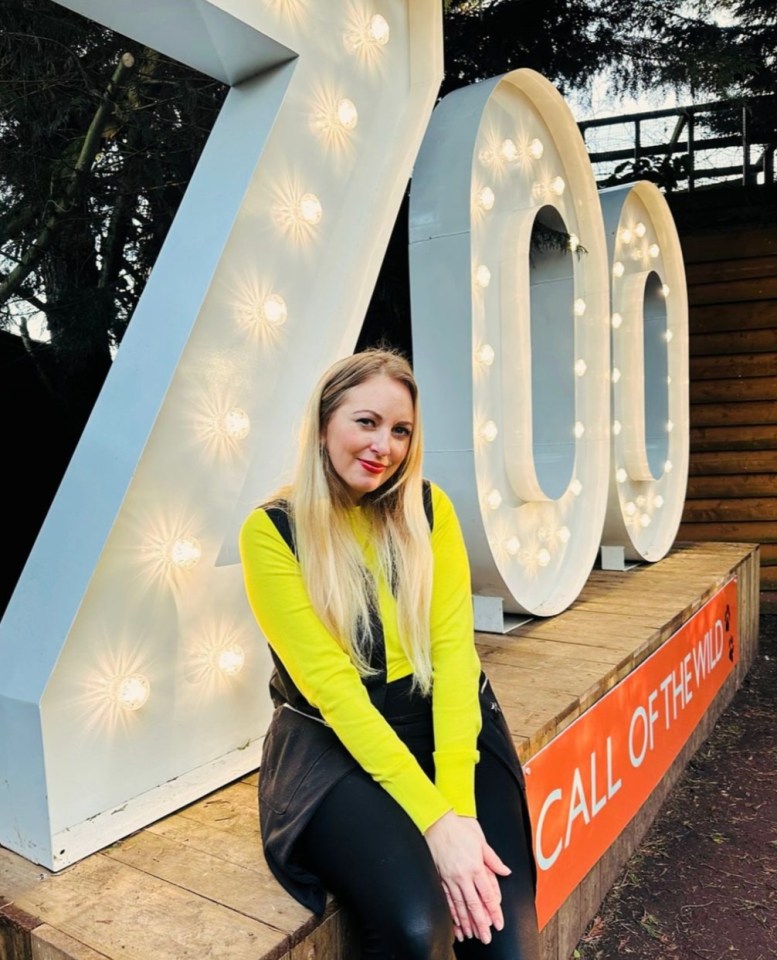 Lynsey Martin, 35, lives with her partner Ryan, 28, and their 11-month-old son Kai, in Call of the Wild Zoo, Essex - a closed-down zoo they bought and completely renovated