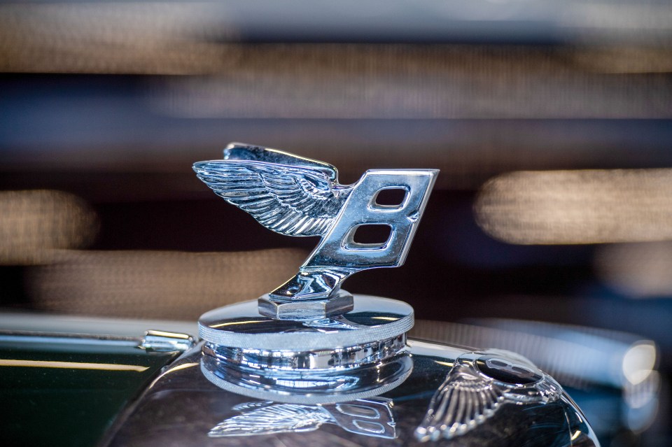 Bentley’s iconic winged logo