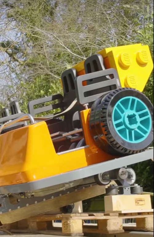 A new video shows what the Minifigure Speedway at Legoland will look like