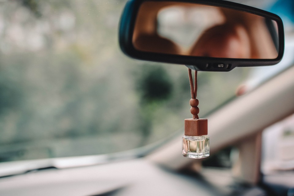 An air freshener could obscure the driver’s view of the road