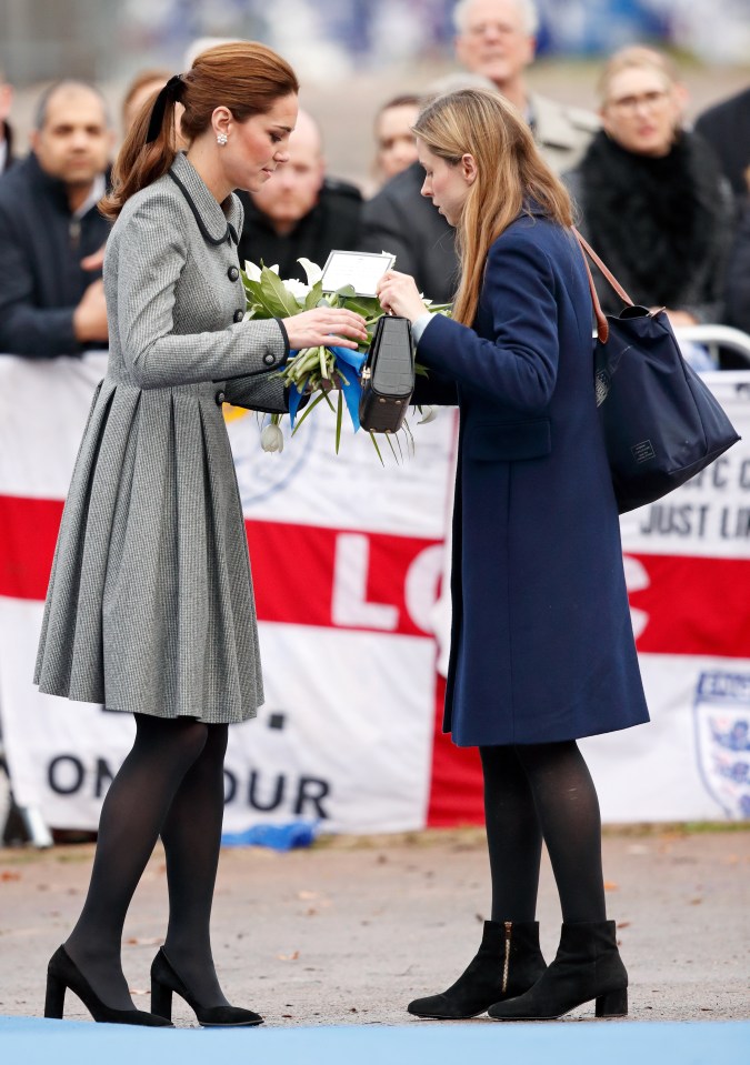 Kate is often accompanied by her Natalie Barrows during public engagements