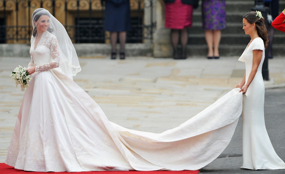 Pippa shot to fame as Kate's Maid of Honour at her wedding to Prince William