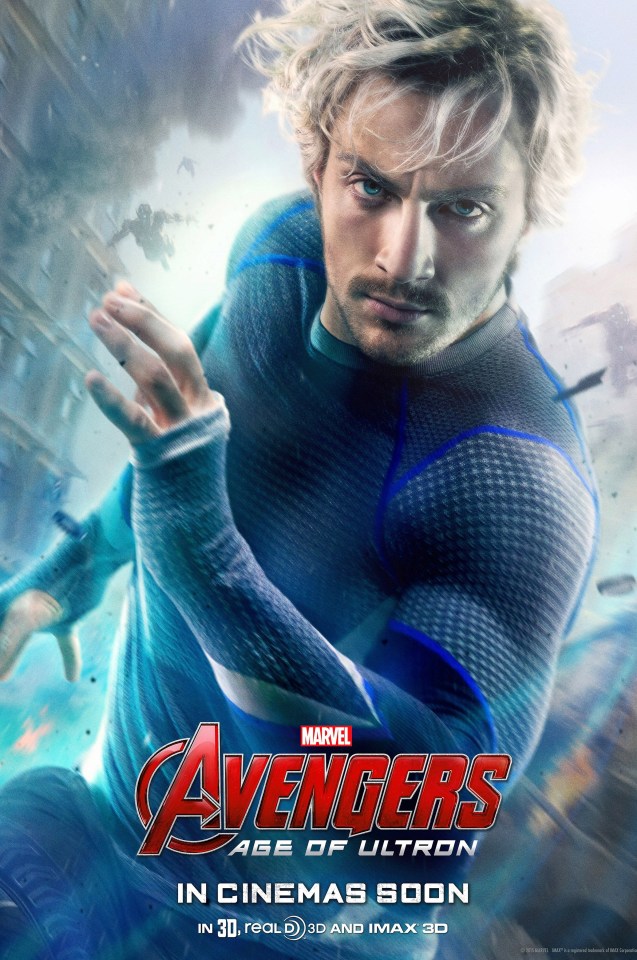 He then landed the role of Quicksilver in the Marvel Cinematic Universe