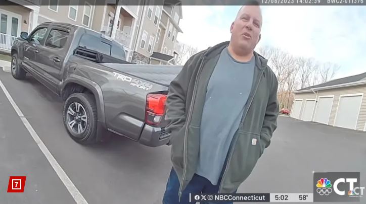 Bodycam footage showed the cop asking if he could press charges against Brocuglio