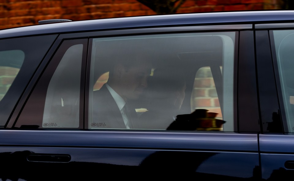 William and Kate leave Windsor Castle for London