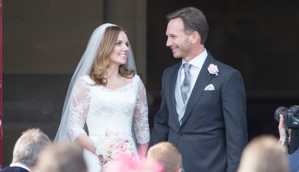 Geri has been bombarded with messages of support amid the claims against her husband