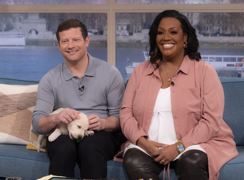 Dermot O’Leary, Alison Hammond, are the pcurrent hosts for Friday’s This Morning show