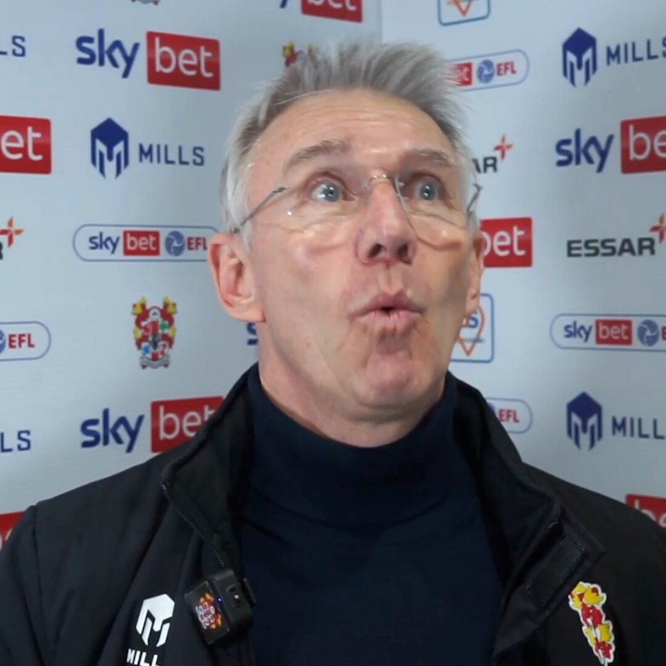 Tranmere manager Nigel Adkins tried to share some words of wisdom