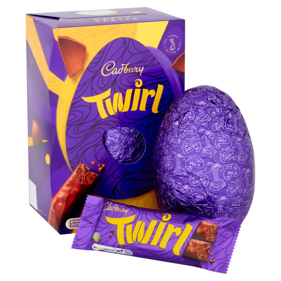 Popular Twirl eggs have also seen a small reduction compared to last year