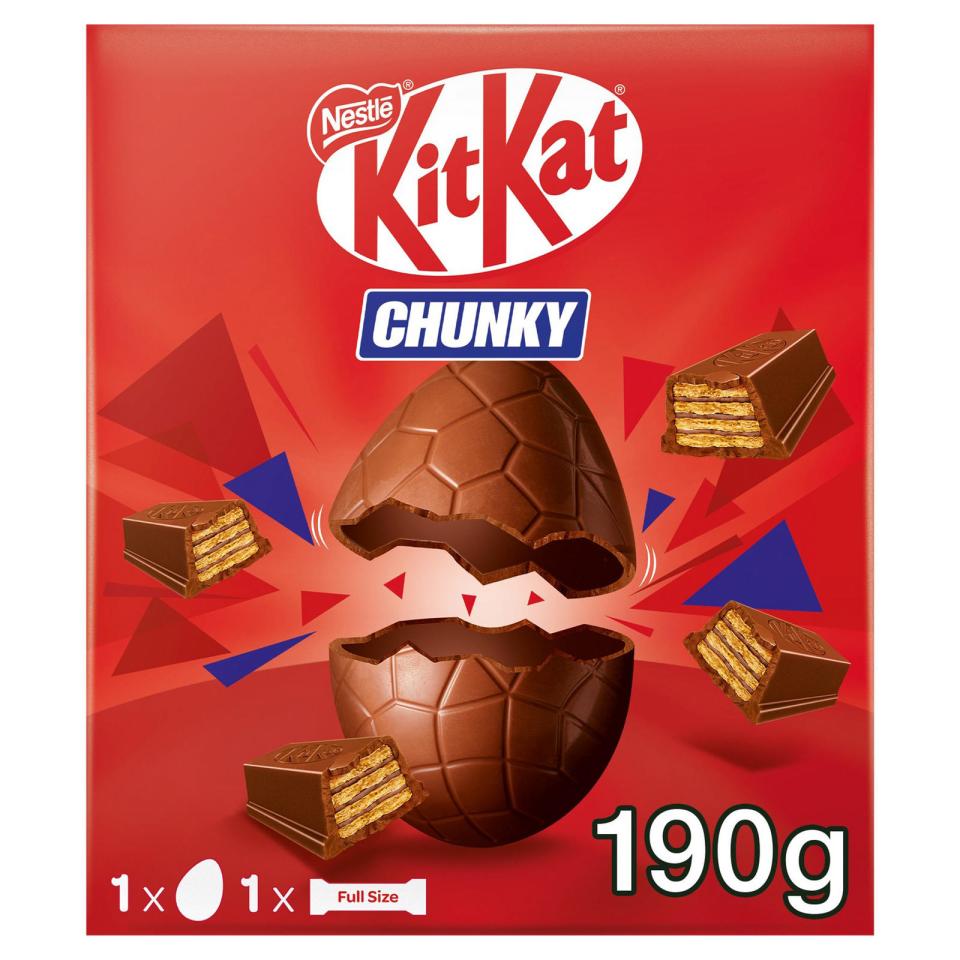 KitKat Chunky eggs are a little less chunky this year