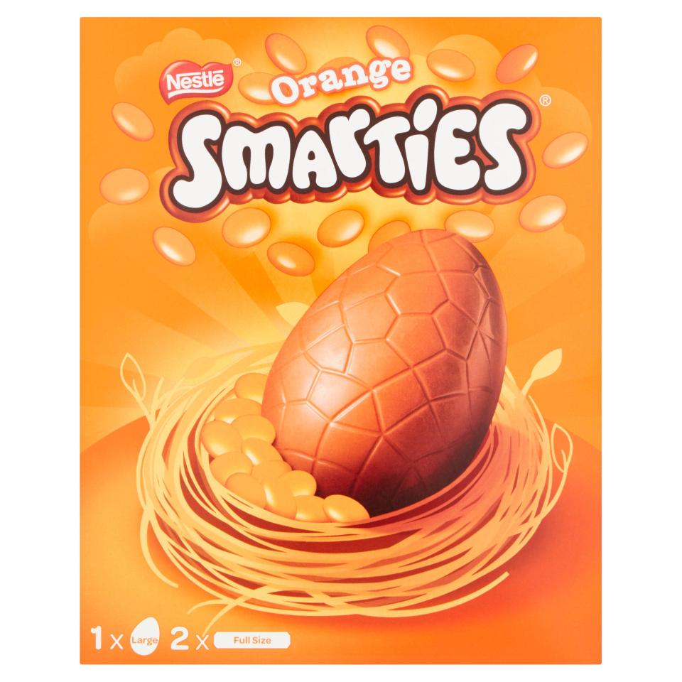 Smarties Orange large Easter egg saw a decrease of 17 per cent