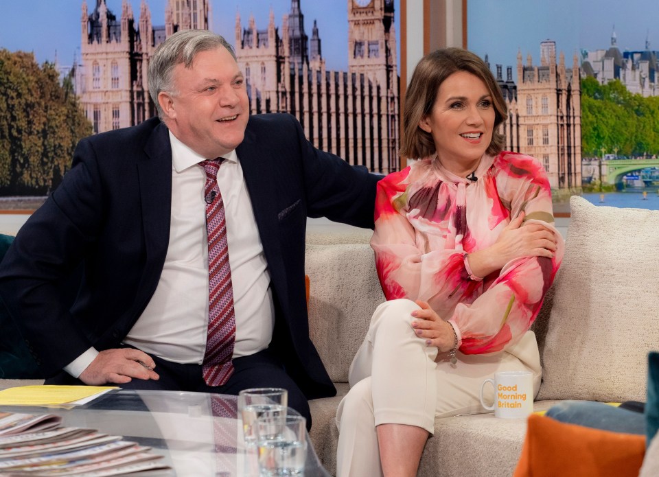 Ed and Susanna Reid host GMB together