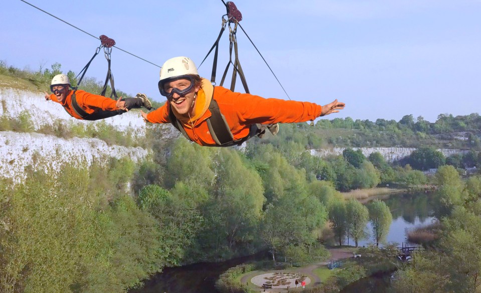 It is home to the longest zipwire in England too