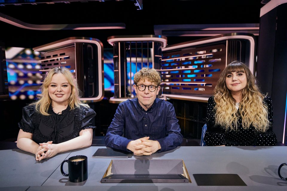 Nicola Coughlan, above with Josh Widdicombe and Natasia Demetriou, was an extra on Made In Chelsea before hitting the big time in Derry Girls