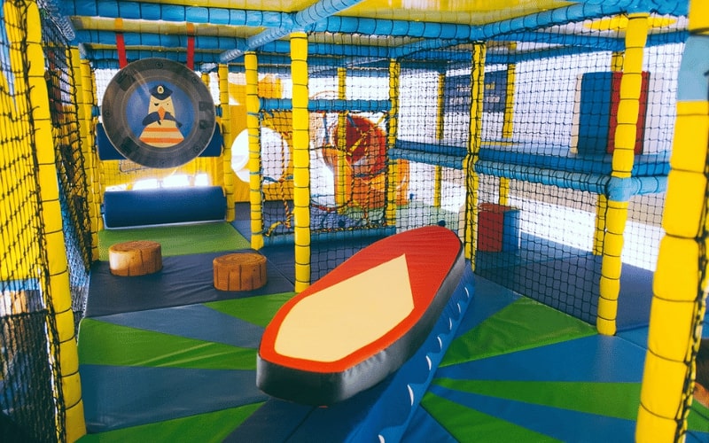 Zip World Conwy has a soft play area for kids