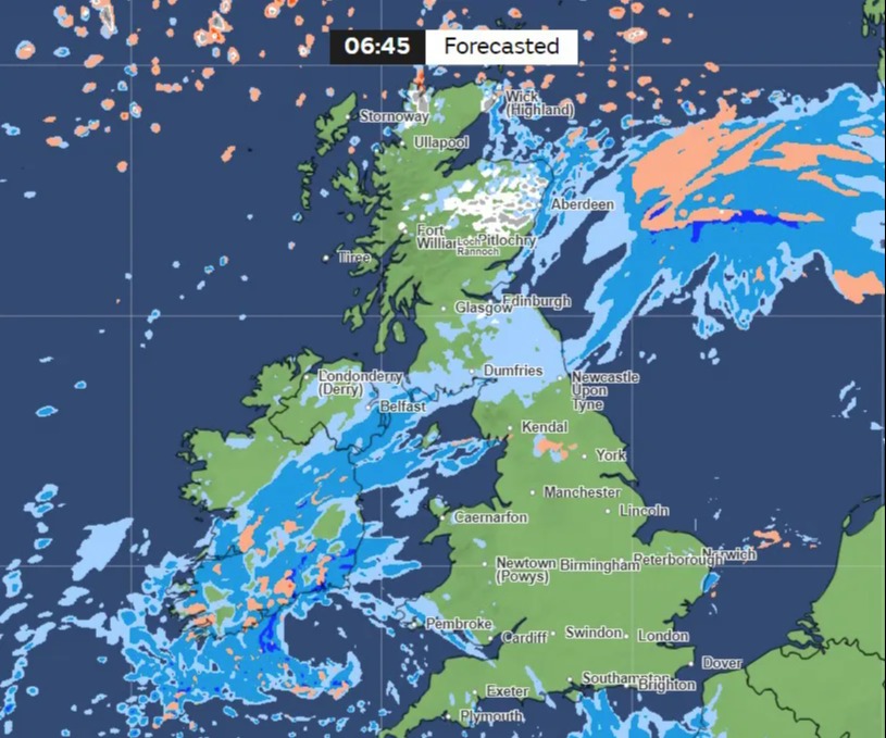 The white stuff has hit Scotland