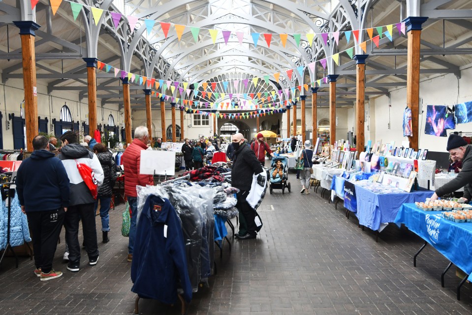 .Pannier Market is popular with locals