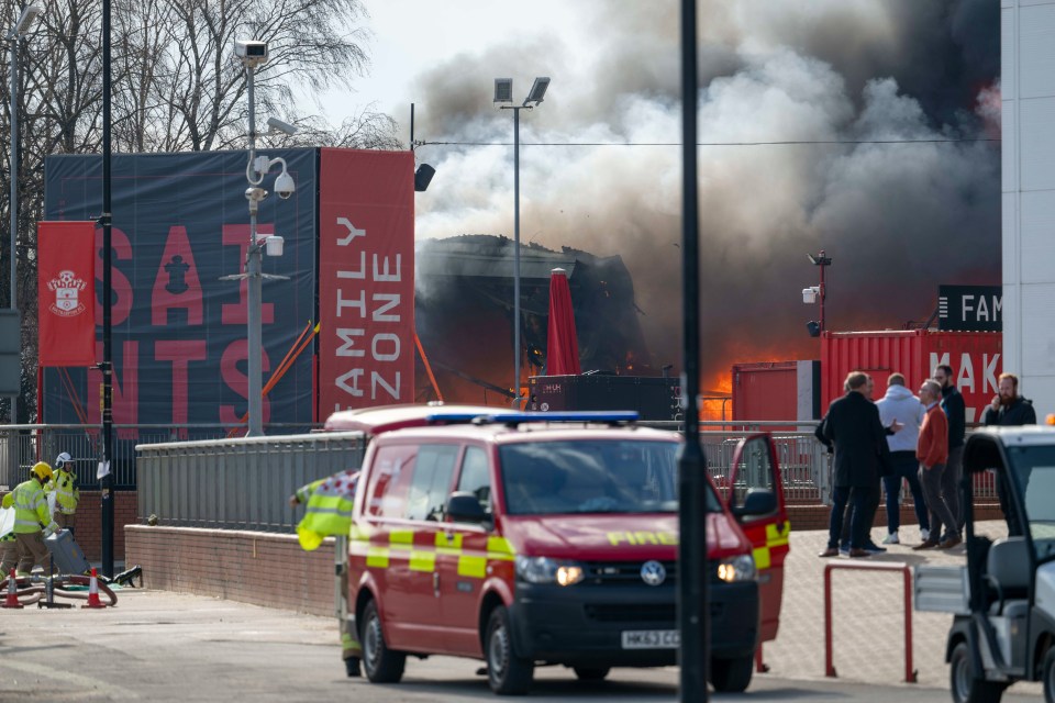 An emergency cordon was placed around St Mary’s