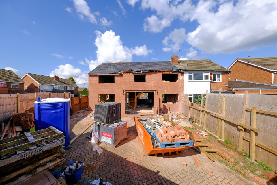 A home that was dubbed a 'monster mansion' by neighbours has finally been bulldozed