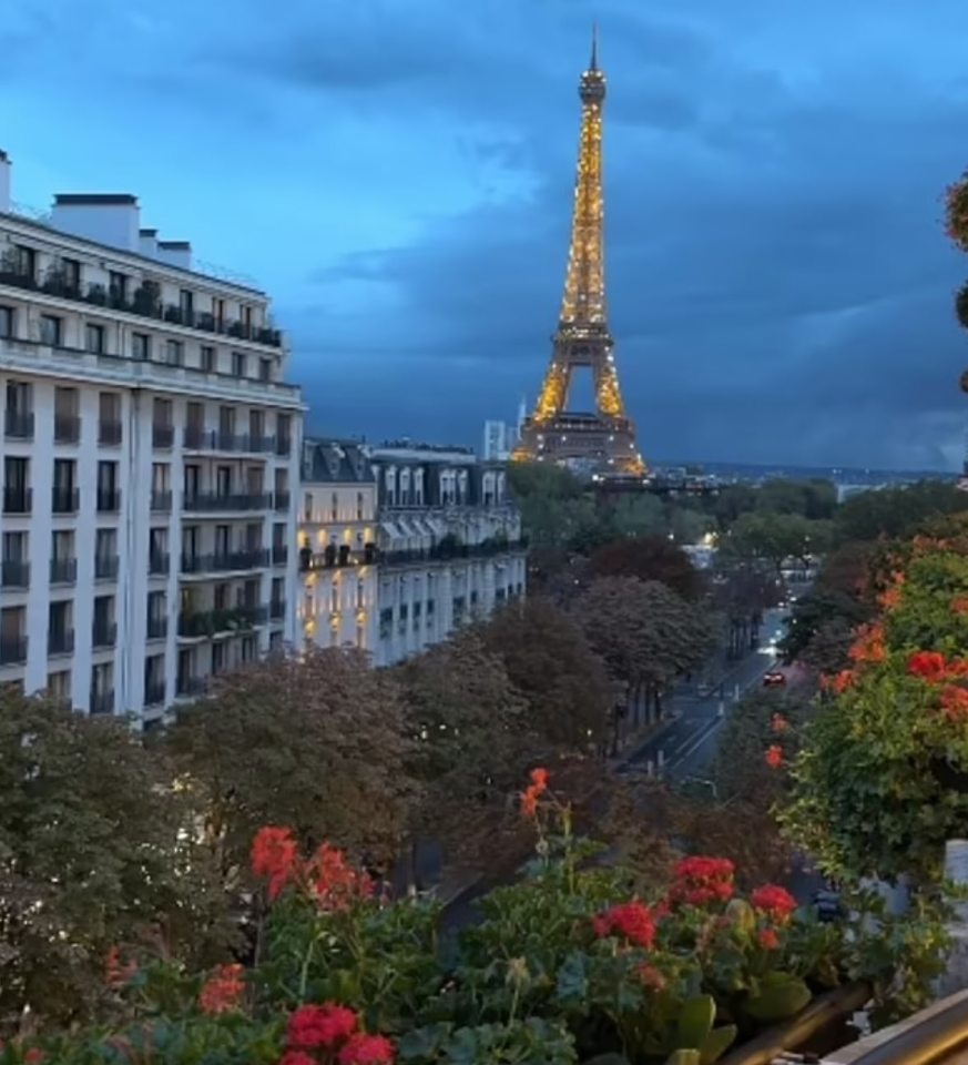 The view from Nada's window at the Paris Plaza