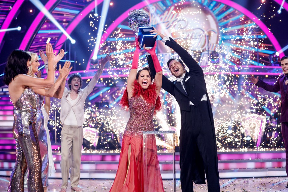 Ellie won Strictly Come Dancing in December