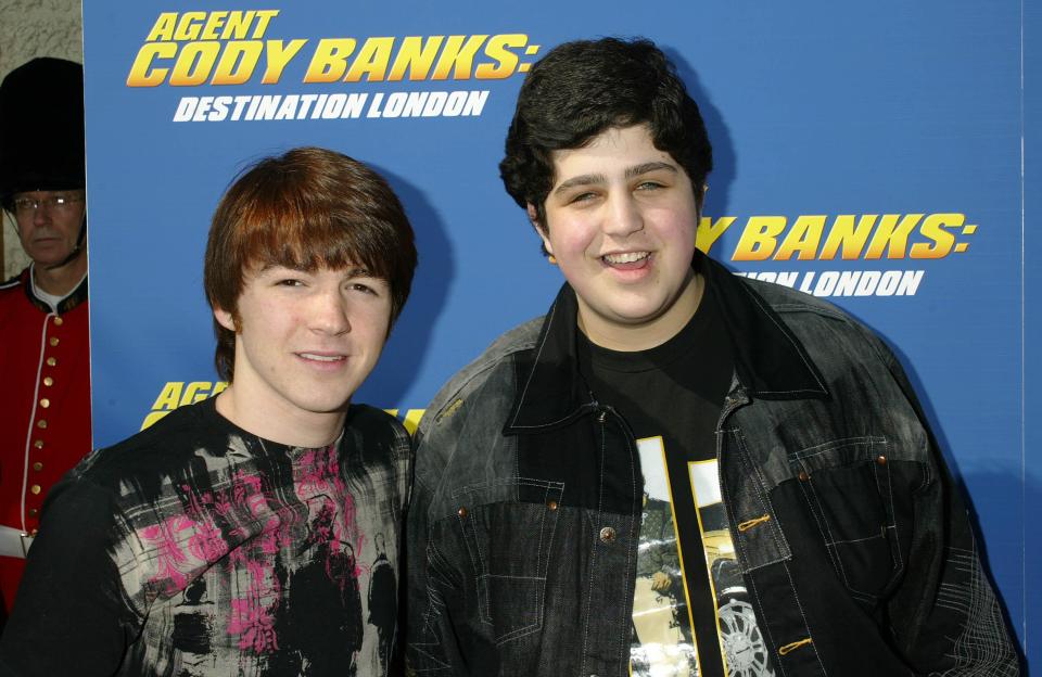 Drake Bell (left with Josh Peck) experienced sexual abuse at the hands of a dialogue coach