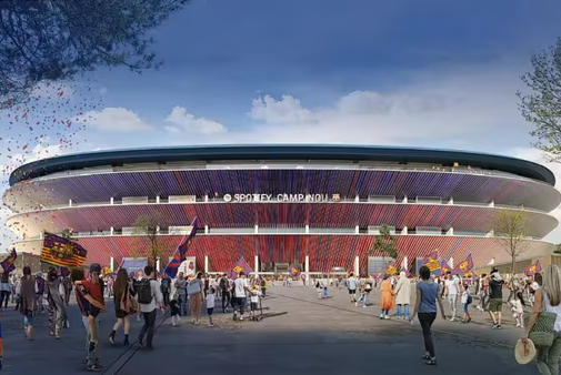 New images of the finished Nou Camp have been released