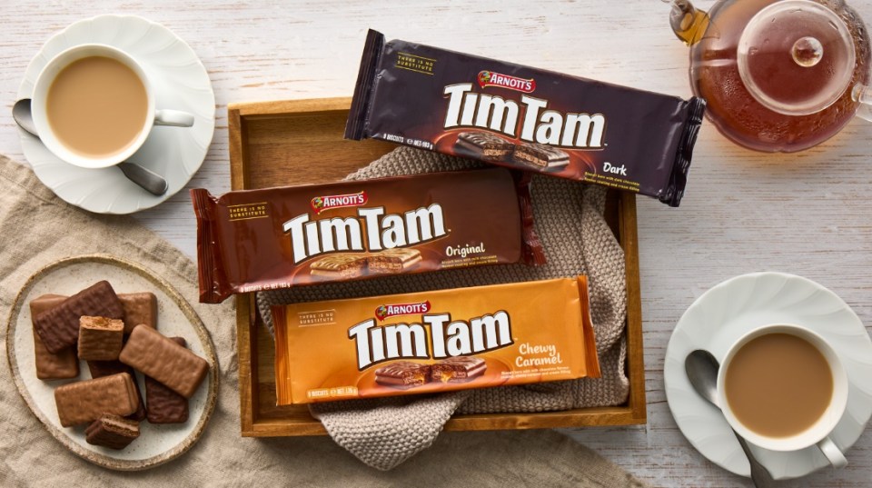 Chocolate fans are rejoicing because Tim Tams are finally available to buy across the UK