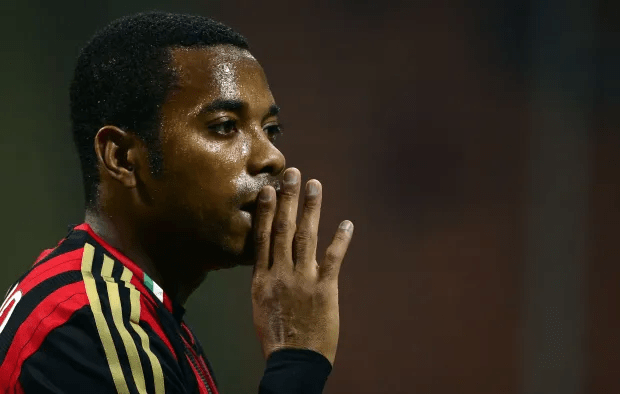 Brazil star Robinho has been jailed today at his home in Santos, Sao Paulo