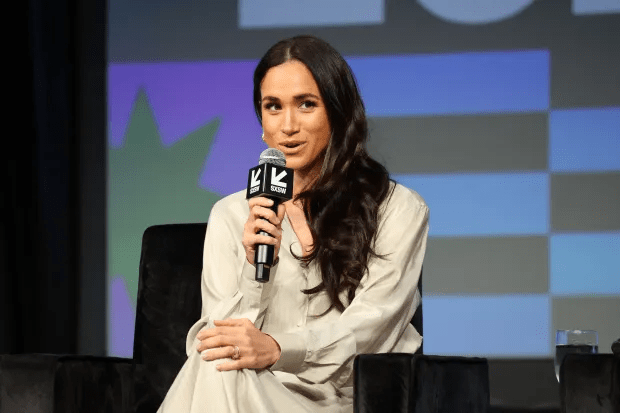 Meghan speaking at the SXSW Conference for International Women’s Day earlier this month