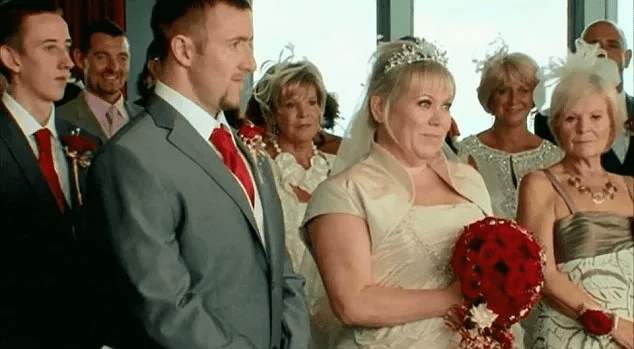 The couple on their wedding day in 2010