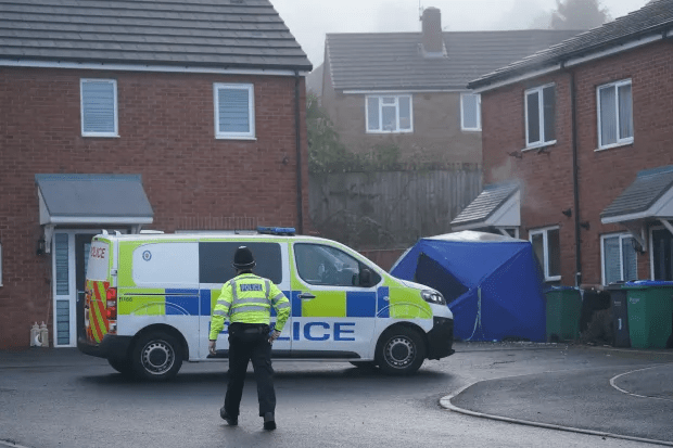 Cops at the home in Rowley Regis, Sandwell