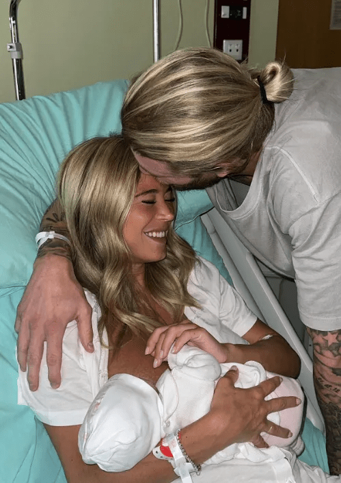 The couple celebrated the arrival of their first child last year